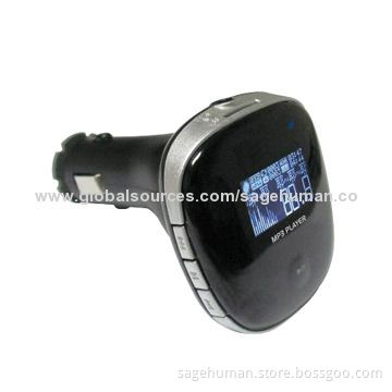 Detachable Car FM Transmitter with MP3 Player, Charger Function and LCD Display Screen